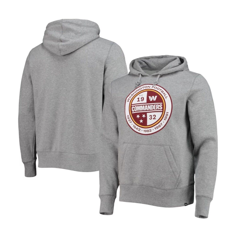 ‘47 Brand NFL Washington Commanders Imprint Headline Pullover Hoodie Men Size M
